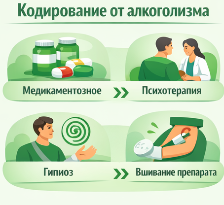 кодирование от алкоголизма в Кашире Санати